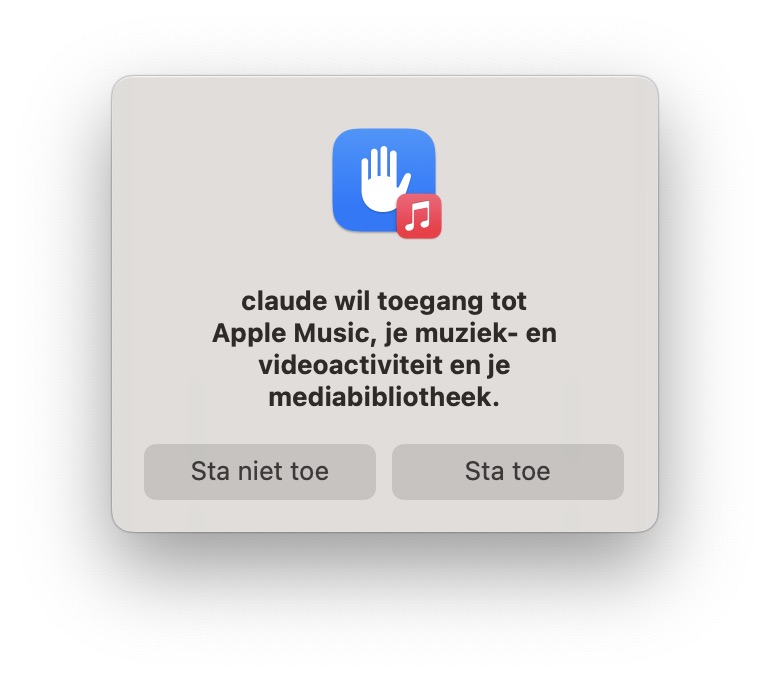 Claude wil toegang tot Apple Music
